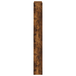 Schuhschrank mit Spiegel Räuchereiche 63x134 cm