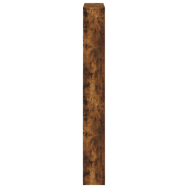 Schuhschrank mit Spiegel Räuchereiche 63x134 cm