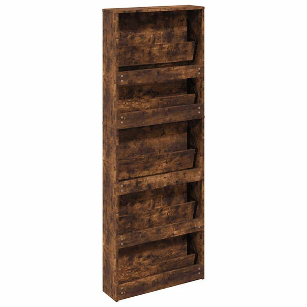 Schuhschrank mit Spiegel Räuchereiche