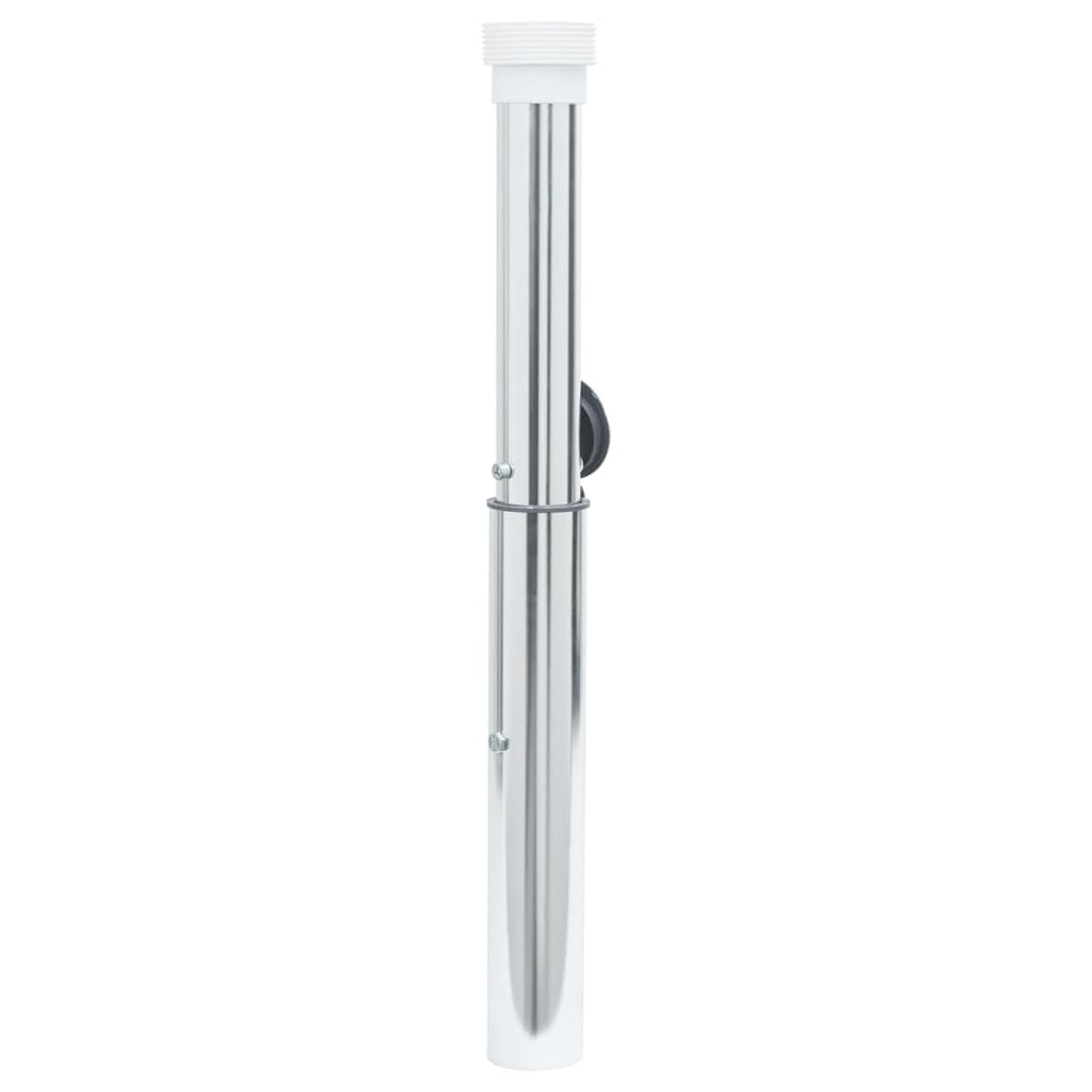 Sonnenschirm Bodenhülse 40-50mm Mast Aluminium Silber
