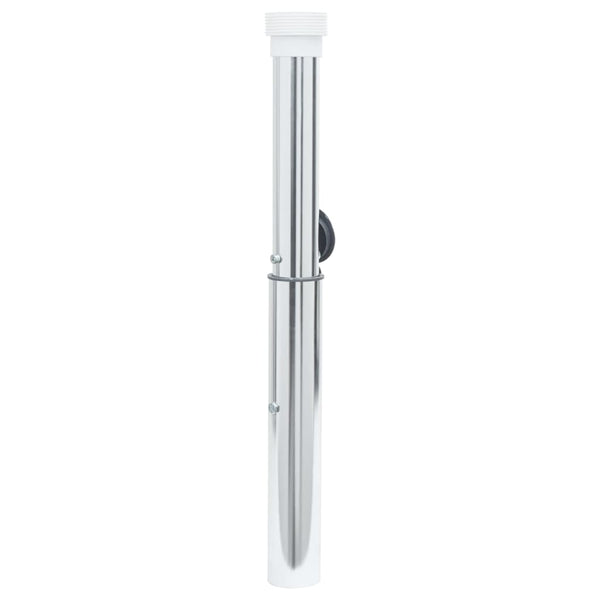Sonnenschirm Bodenhülse 40-50mm Mast Aluminium Silber