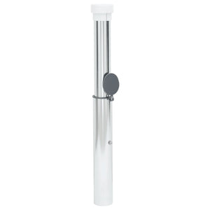 Sonnenschirm Bodenhülse 40-50mm Mast Aluminium Silber