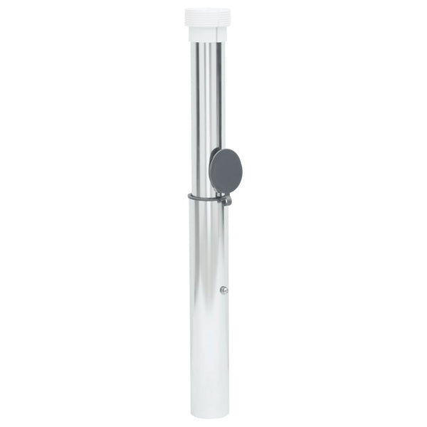 Sonnenschirm Bodenhülse 40-50mm Mast Aluminium Silber