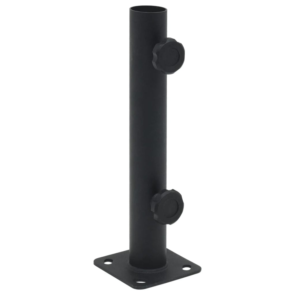 Sonnenschirmständer Mattschwarz für Ø32-38mm Schirmmast