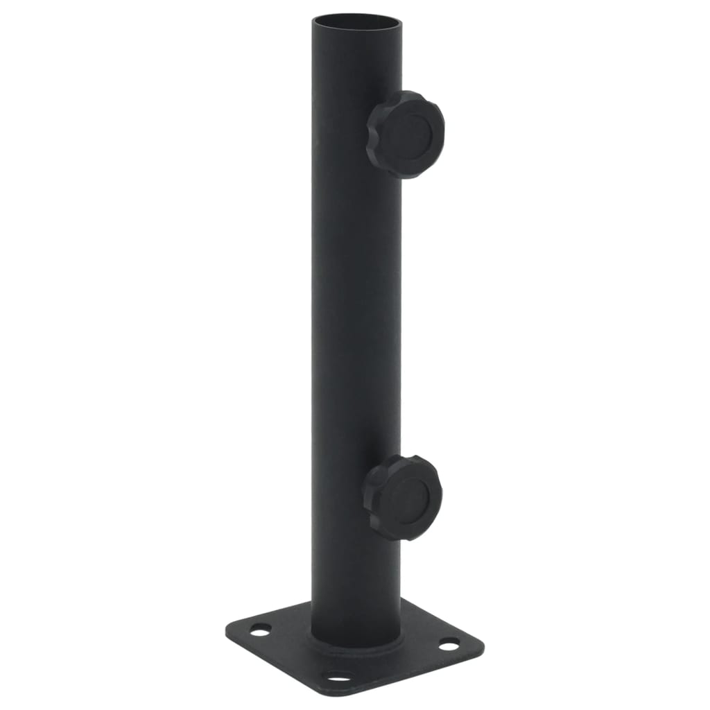 Sonnenschirmständer Mattschwarz für Ø32-38mm Schirmmast