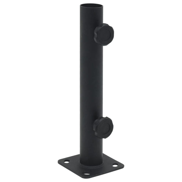 Sonnenschirmständer Mattschwarz für Ø32-38mm Schirmmast