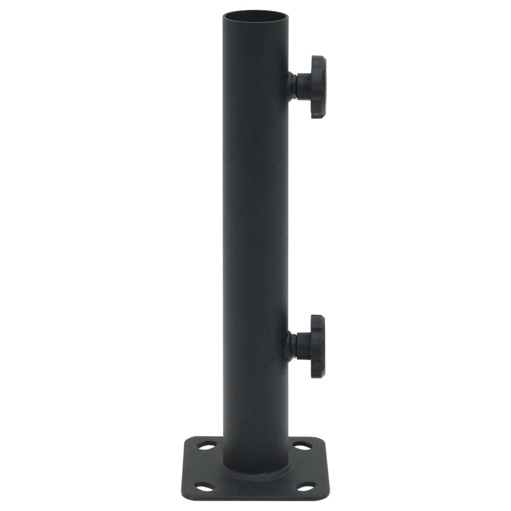 Sonnenschirmständer Mattschwarz für Ø32-38mm Schirmmast