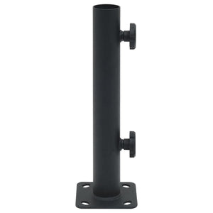 Sonnenschirmständer Mattschwarz für Ø32-38mm Schirmmast