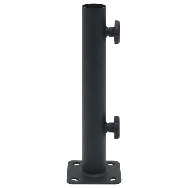 Sonnenschirmständer Mattschwarz für Ø32-38mm Schirmmast