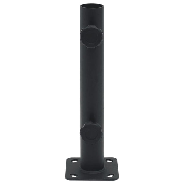 Sonnenschirmständer Mattschwarz für Ø32-38mm Schirmmast