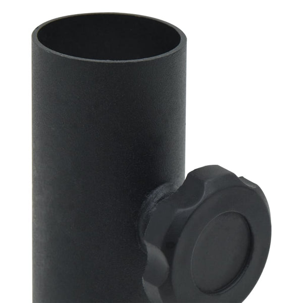 Sonnenschirmständer Mattschwarz für Ø32-38mm Schirmmast
