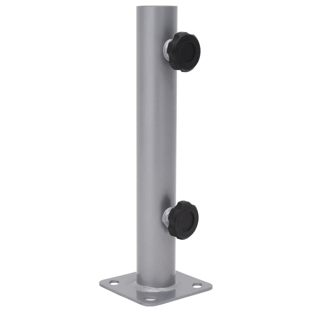 Sonnenschirmständer Stahl Silber für Ø32-38mm Schirme