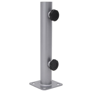 Sonnenschirmständer Stahl Silber für Ø32-38mm Schirme