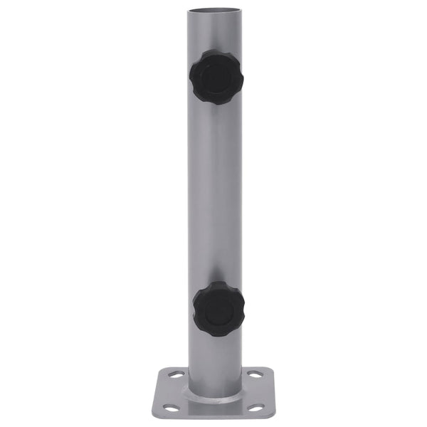 Sonnenschirmständer Stahl Silber für Ø32-38mm Schirme