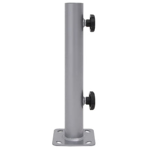Sonnenschirmständer Stahl Silber für Ø32-38mm Schirme