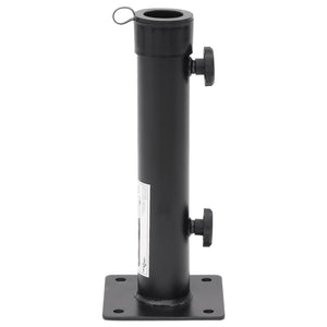 Sonnenschirmständer Mattschwarz für 38/48mm Schirm