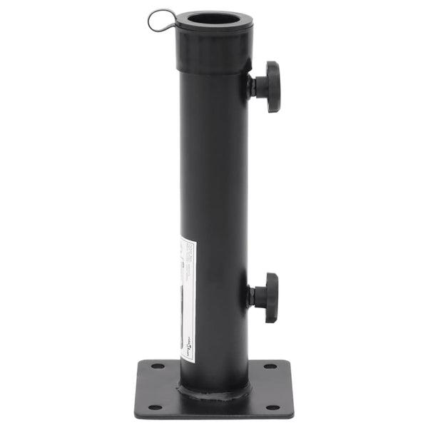 Sonnenschirmständer Mattschwarz für 38/48mm Schirm