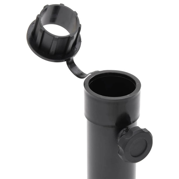 Sonnenschirmständer Mattschwarz für 38/48mm Schirm