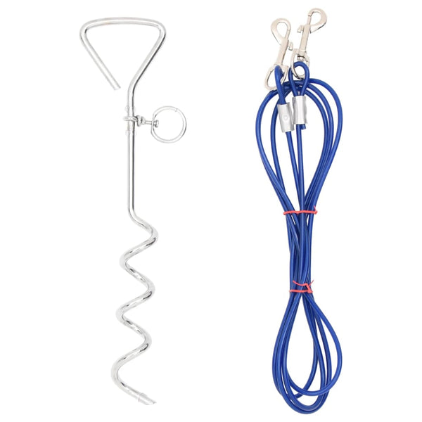 Hundeleine mit Pfahl, 3 m