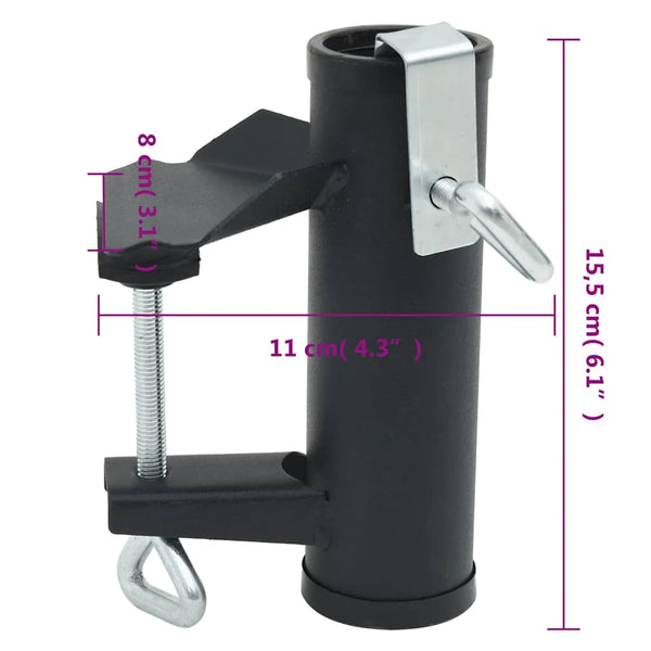 Balkon Sonnenschirmhalter 2er Set