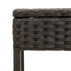Poly Rattan Sonnenliegen Set mit Tisch