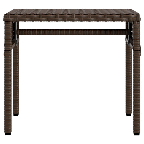 Poly Rattan Sonnenliegen 2er Set mit Tisch