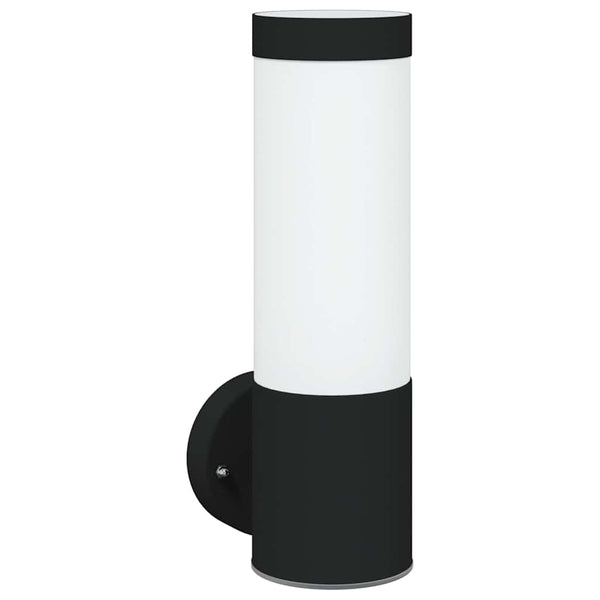Außenwandleuchte Schwarz 2er-Set