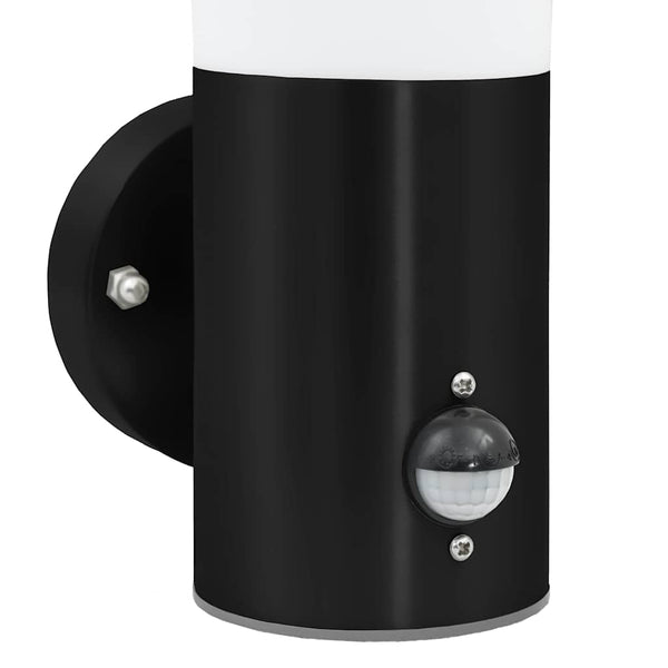 Außenwandleuchte Schwarz 2er Set
