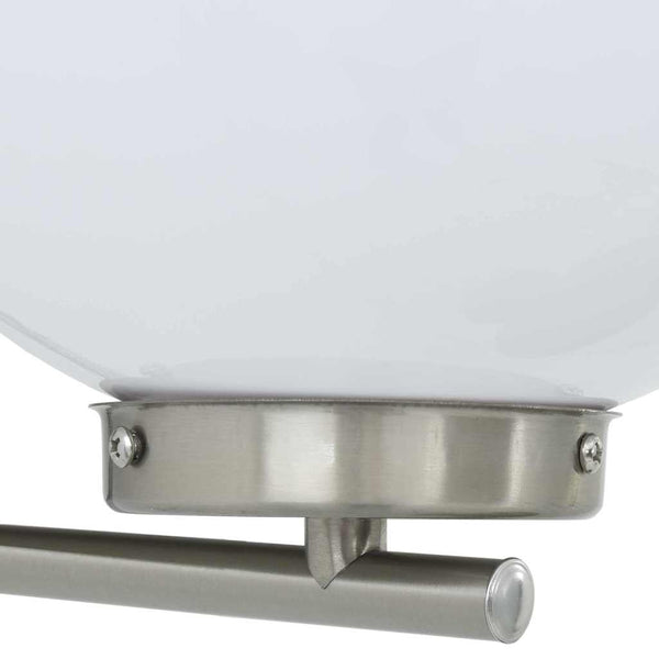 Moderne Außenwandleuchte Silber Edelstahl