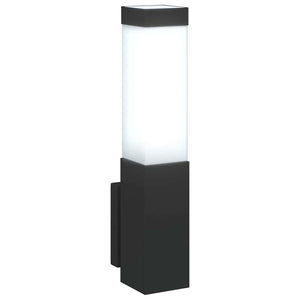 Moderne Außenwandleuchte, 2er-Set, Schwarz