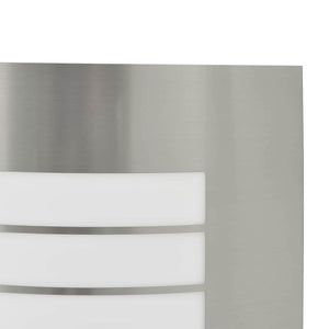Moderne Außenwandleuchte Silber Edelstahl