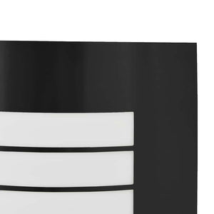 Schwarze Außenwandleuchte, 2er-Set