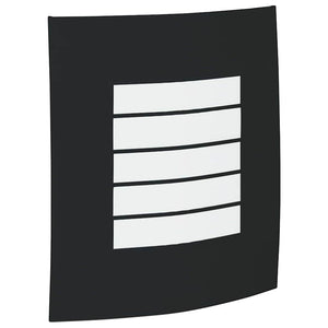Schwarze Außenwandleuchte, 2er-Set