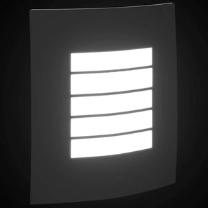 Schwarze Außenwandleuchte, 2er-Set