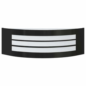 Schwarze Edelstahl Außenwandleuchte