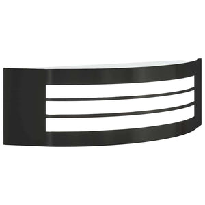 Schwarze Edelstahl Außenwandleuchte