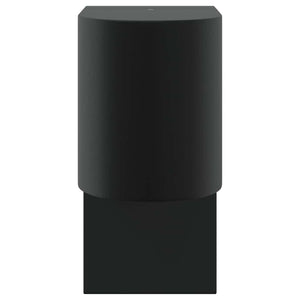 Schwarze Edelstahl Außenwandleuchte 12x7x15cm
