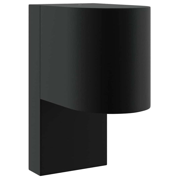 Außenwandleuchte Schwarz Edelstahl 2er-Set