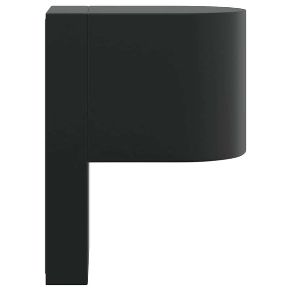 Außenwandleuchte Schwarz Edelstahl 2er-Set