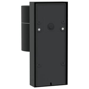 Schwarze Außenwandleuchte, 2er-Set