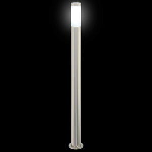 Edelstahl Pollerleuchten 3er Set 110cm IP44