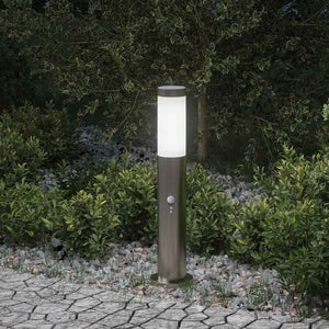 Edelstahl Pollerleuchte mit Sensor 50cm