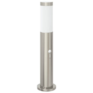 Pollerleuchten mit Sensor, 3er Set, Edelstahl