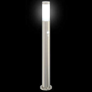 Pollerleuchte mit Sensor, 80cm, Edelstahl