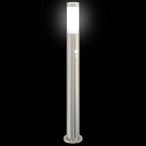 Pollerleuchten mit Sensor 3er Set Edelstahl 80cm