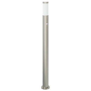 vidaXL Borne lumineuse avec capteur 110 cm acier inoxydable IP44