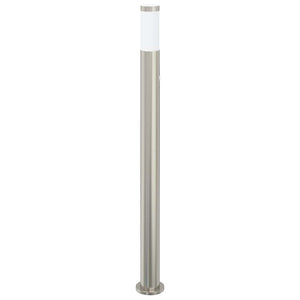 vidaXL Borne lumineuse avec capteur 110 cm acier inoxydable IP44
