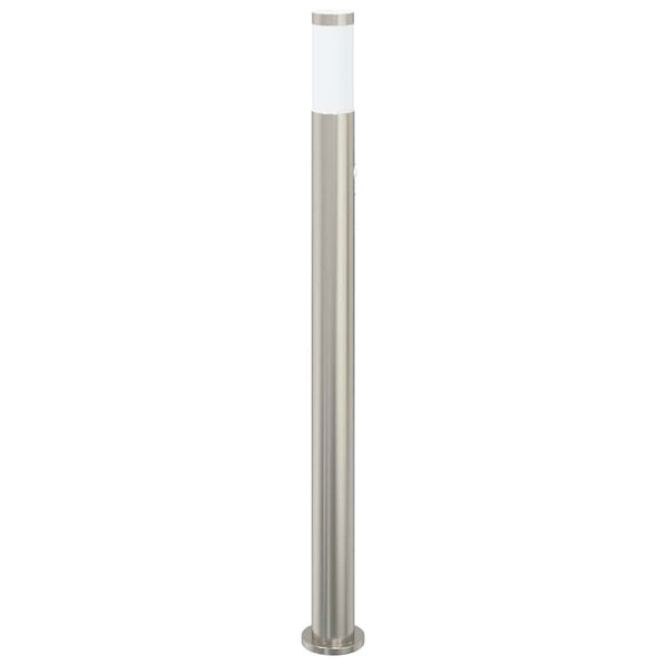 vidaXL Borne lumineuse avec capteur 110 cm acier inoxydable IP44