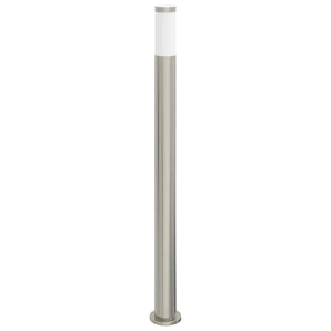 vidaXL Borne lumineuse avec capteur 110 cm acier inoxydable IP44