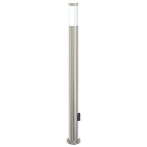 Edelstahl Pollerleuchte mit Steckdose 110cm
